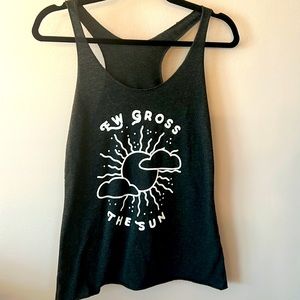 Ew Gross, The Sun Gray Tank sz M